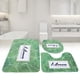 thumbnail image 3 of Juego de 3 alfombrillas antideslizantes para ducha, tapa de inodoro y alfombrilla para pies, de franela suave, 3 of 8