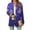 Blue, variant on Women's Christmas Printed Lightweight Cardigan, Long Sleeved Casual Loose Thin Fit Jacket with Pockets for Holiday Party and Seasonal Outfits,Green,S