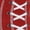 Red, variant on Sock Snob - 2 Pairs Unisex Adult Lace Up Converse Socks | Socks That Look Like Shoes