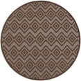thumbnail image 2 of Nourison Versatile 8' x Round Brown Modern Rug, 2 of 10