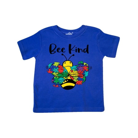 

Inktastic Autism Awareness Bee Kind Gift Toddler Boy or Toddler Girl T-Shirt