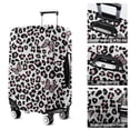 thumbnail image 5 of Pink Leopard Butterfly Pattern Luggage Cover Fashion Suitcase Cover Baggage Covers Fit 25-28 Inch Luggage (Go Travel), 5 of 5