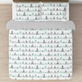 thumbnail image 6 of Sweet Jojo Designs Mountains Grey and Blue Full/Queen Bed Comforter 3 Piece Bedding Set - 3 Piece, 6 of 6