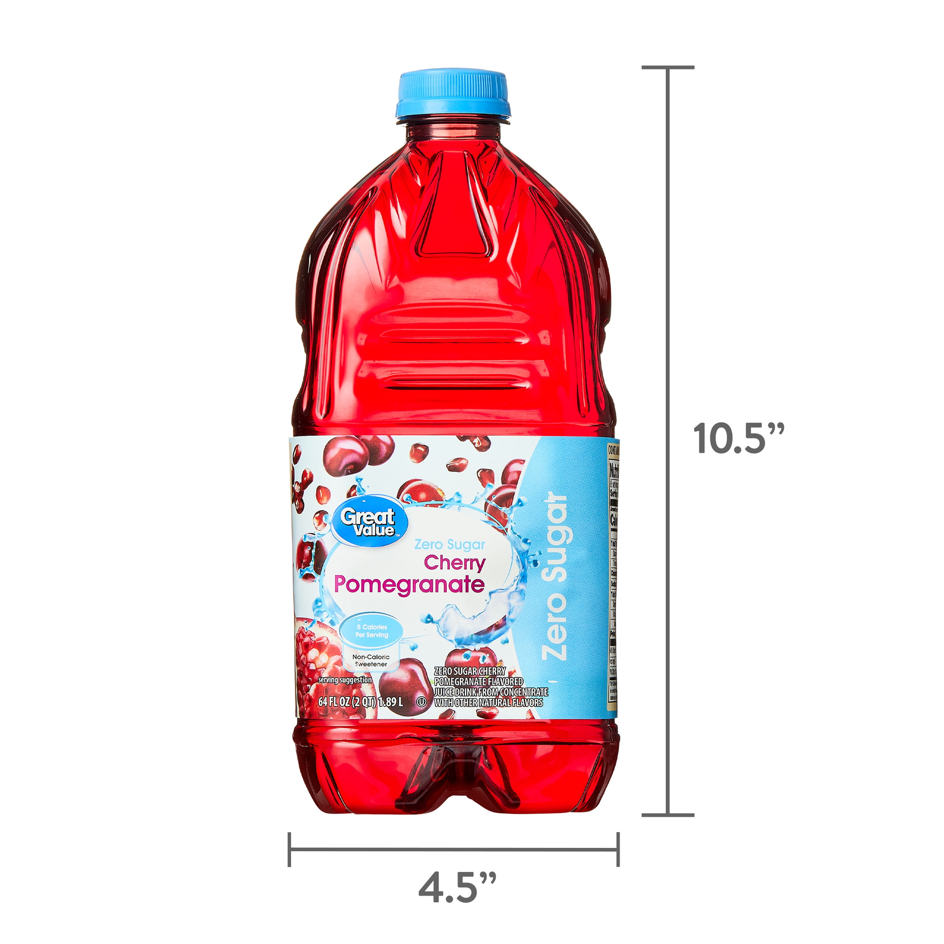 Great Value Zero Sugar Cherry Pomegranate Juice, 64 Jamaica Ubuy