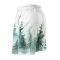 thumbnail image 4 of JRXY Watercolor Pine Forest Beach Shorts Men's Summer Boardshorts l, 4 of 7