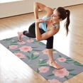 thumbnail image 6 of Pioneer Flower Floral Print Pattern Hot Yoga Mat Towel Non Slip for Hot Yoga - Quick-Drying Yoga Mat Cover with 4 Corner Pockets with Travel Bag - Hot Yoga Towel Non Slip 70"x26", 6 of 6