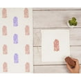 thumbnail image 6 of IBA Indianbeautifulart Textile Printing Block Paisleys Hand Carved Wooden Stamp Wood Block Printing Textile Stamps For Fabric/ Pottery Blocks- 3 Inch, 6 of 7
