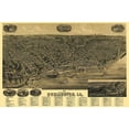 thumbnail image 3 of Wellge 18x13 Black Modern Framed Museum Art Print Titled - Burlington Iowa - Wellge 1889, 3 of 5