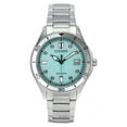 thumbnail image 1 of Citizen Marine Eco-Drive Crystal Accents Stainless Steel Green Dial FE6170-88L 100M Women's Watch, 1 of 4