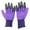 Purple, variant on Hand Claw ABS Plastic Garden Rubber Gloves Gardening Digging Planting Waterproof Work Glove Outdoor Gadgets Suitable For General-purpose, DIY, Assembly ,Flexible and Comfortable
