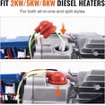 thumbnail image 3 of duomi-Diesel Heater Glow Plug Kit, Ceramic Glow Plug Repair Kit, Air Diesel Parking Heater Part with Removal Fitting Tool, Diesel Heater Rebuild Kit for 2KW/5KW/8KW Diesel Heater Replacement, 3 of 4