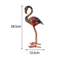 thumbnail image 5 of Resin Figurines Birds Sculptures Long Legs Decorative Modern Art Backyard Flamingo Garden Statue for Yard Porch Sidewalks Decoration Window Style B, 5 of 8