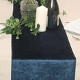 thumbnail image 2 of Efavormart 12" x 107" Navy Blue Premium Velvet Table Runner For Wedding Party Decor, 2 of 6