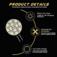 thumbnail image 2 of 10x G4 LED Bulb DC 12V Non Dimmable White 6000K Light Bulb Replacement 20W Halogen Lamp, 2 of 5