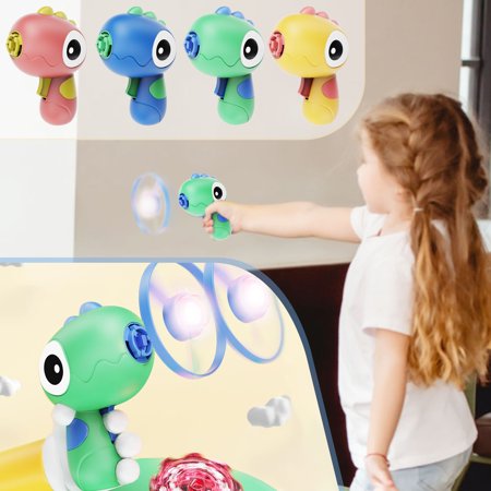 Dinosaur Luminous Flying Saucer Children s Outdoor Glow Pistol Toy