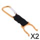 thumbnail image 1 of Conjunto de Mini para Botellas de Agua DYNWAVEMX con Anillo en Forma de C Plateado 2 piezas, 1 of 8
