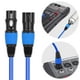 thumbnail image 1 of Cable Extensión para Micrófono Altavoz XLR Chapado en Oro 3 Pines, 1 of 9