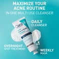 thumbnail image 4 of CeraVe Clay to Foam Acne Facial Cleanser, Mask & Spot Treatment for Acne Prone Skin 4 oz, 4 of 10