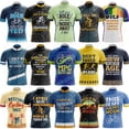 thumbnail image 2 of 17 nuevos estilos de maillot de ciclismo de verano V16 para hombre, maillot reflectante de manga corta para ciclismo de montaña y descenso, ropa para equipos profesionales, 2 of 5