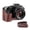Coffee, variant on BOKYAN Premium PU Leather Camera Half Case Replacement for Fujifilm Fuji XS10 Camera Body Bottom Protective Cover with Adjustable Shoulder Strap and Hand Grip Design, Brown
