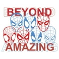 thumbnail image 2 of Junior's Marvel Spider-Man Beyond Amazing SPIDEY MASKS AMAZING T-Shirt, 2 of 3