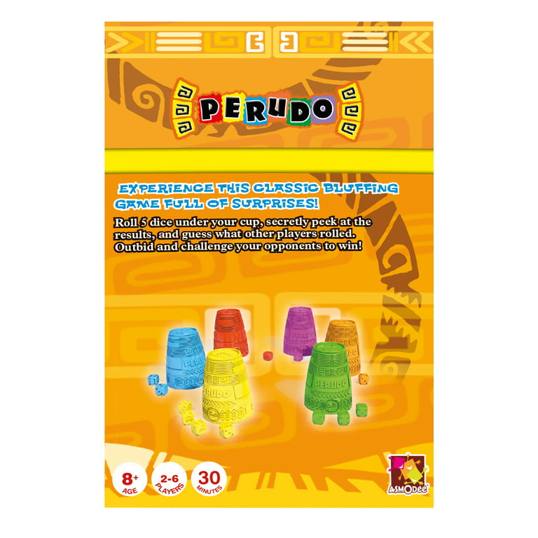 Perudo Dice Strategy Game for ages 8 and up, from Asmodee