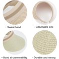 thumbnail image 5 of Womens Sun Visor Hat Straw Sun Visors for Women Summer Packable Ponytail Beach Hats for Women Travel UPF 50+, 5 of 7