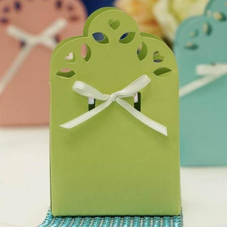 Cupcake Gift - Efavormart 100 Cute Wedding Gift Favor Boxes with Ribbon for Gift Candy Treat Cupcake Packing Box Party Favors - 11 colors