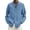 07# Light Blue, variant on Qwertyu Mens Linen Dress Shirts Long Sleeve Dress Shirts Plus Size Casual Linen Shirts for Men Button Down Shirt Dark Green M