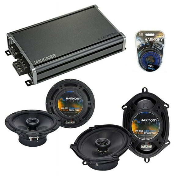 Fits Audi A6 2000-2008 Factory Speaker Replacement Harmony R5 R65 & CXA360.4 Amp