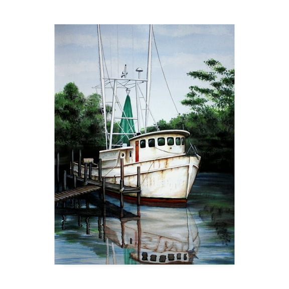 Trademark Fine Art 'Jax Shrimp Boat' Canvas Art by Patrick Sullivan