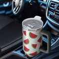 thumbnail image 6 of Modern 40oz Tumbler– Stainless Steel Insulated Tumbler with Handle and Straw, Large Capacity Travel Cup for Hot & Cold Drinks, 6 of 7
