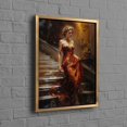 thumbnail image 1 of Modern Three-Dimensional Beautiful Woman Painting Print On Canvas With Abstract Design Ideal For Personalized Baby Gift, 1 of 1