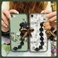 thumbnail image 2 of LYM-Phone Case For iphone 7/8/SE 2020/2022/SE2/SE3/ip7/ip8, silicone Back Cover soft case Dirt-resistant Black pearl pendant Anti-knock Waterproof Cartoon Skin-friendly feel Simplicity, 2 of 9