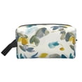 thumbnail image 2 of Uemuo Watercolor Leaves Pattern Portable Toiletry Bags with Handle, Waterproof travel Make up Bags for Women, Large Capacity Travel Cosmetic Bags, 2 of 9