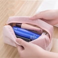 thumbnail image 6 of Portable Women Large Capacity Wash Handbags Soft Travel Lipstick Bags Velvet Cosmetic Bag Beauty Case Makeup Bag KHAKI, 6 of 8