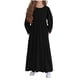 thumbnail image 2 of Cowsor Girls Maxi Dress Long Sleeve Casual Holiday Dress with Pockets, 2 of 6