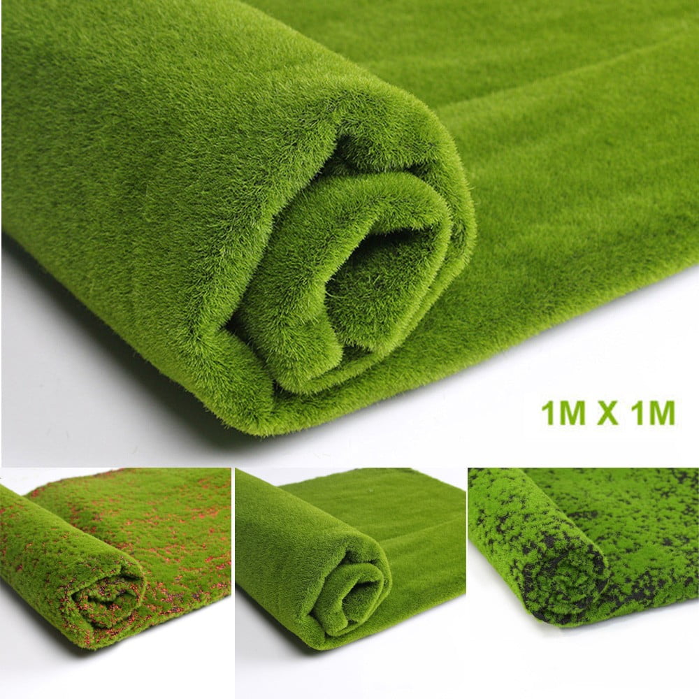 Girlsshop Artificial Moss Fake Green Plants Mosses Grass For Shop Patio Wall Decor Diy,2#