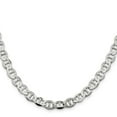 thumbnail image 4 of Auriga Fine Jewelry 925 Sterling Silver 7.1mm Flat Anchor Chain Necklace 18inch for Women, 4 of 5