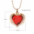 thumbnail image 2 of Personalized Engrave Crystal Heart Cremation Jewelry for Ashes Holder Urn Necklace for Ashes of Loved One, 2 of 6