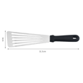 thumbnail image 2 of Fish Spatula,Stainless Steel Fish Turner, Professional Easier For Flipping, Frying & Grilling, Sturdy Kitchen Steak Spatula, 2 of 4