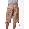 thumbnail image 3 of Pro Club Men's Cotton Twill Cargo Shorts with Belt, 3 of 5