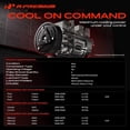 thumbnail image 3 of A-Premium AC Compressor with Clutch Compatible with Ford Fusion 2006-2012 Lincoln MKZ 2010 Zephyr Mercury Milan 2006-2011 Sedan, 3 of 11