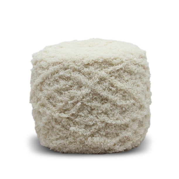Bearachild Hilo de algodón liso de 100G/bola, hilo de lana de lana Coral colorido de ganchillo para tejer a mano, suéter, sombrero, bufanda para bebé, Artesanía No.11 Bearachild HA008931-11