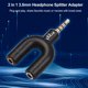 thumbnail image 4 of Ellietech AD106 adaptador divisor de auriculares 2 en 1 3,5mm macho a micrófono + Audio hembra en fo ellietech Negro, 4 of 4