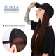 thumbnail image 4 of Muyoka Littleduckling Mujer Peluca Gorra de béisbol Sombrero con pelo sintético Completo Largo Recto Fiesta Prop (marrón) Muyoka Hogar, 4 of 5