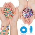 thumbnail image 3 of 3600Pcs Bracelet Making Sets Color Ocean Series Beads To Make Bracelets Letters For Adult Child US, 3 of 9