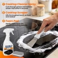 thumbnail image 5 of 3--1 Stove Top and Oven Cleaner Kit - Glass Cooktop Cleaner for Ceramic Electric Gas & duction Stoves - cludes Heavy Duty Scraper and Double-Sided Sponges for Burnt- , Oil & Grime, 5 of 6