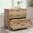 thumbnail image 4 of Pemberly Row Engineered Wood Lateral File Cabinet in Timber Oak, 4 of 11