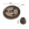 thumbnail image 2 of Replacement Spiral Bevel Gear for 9555NB 9554NB 9557NB Angle Grinders Kit, 2 of 8